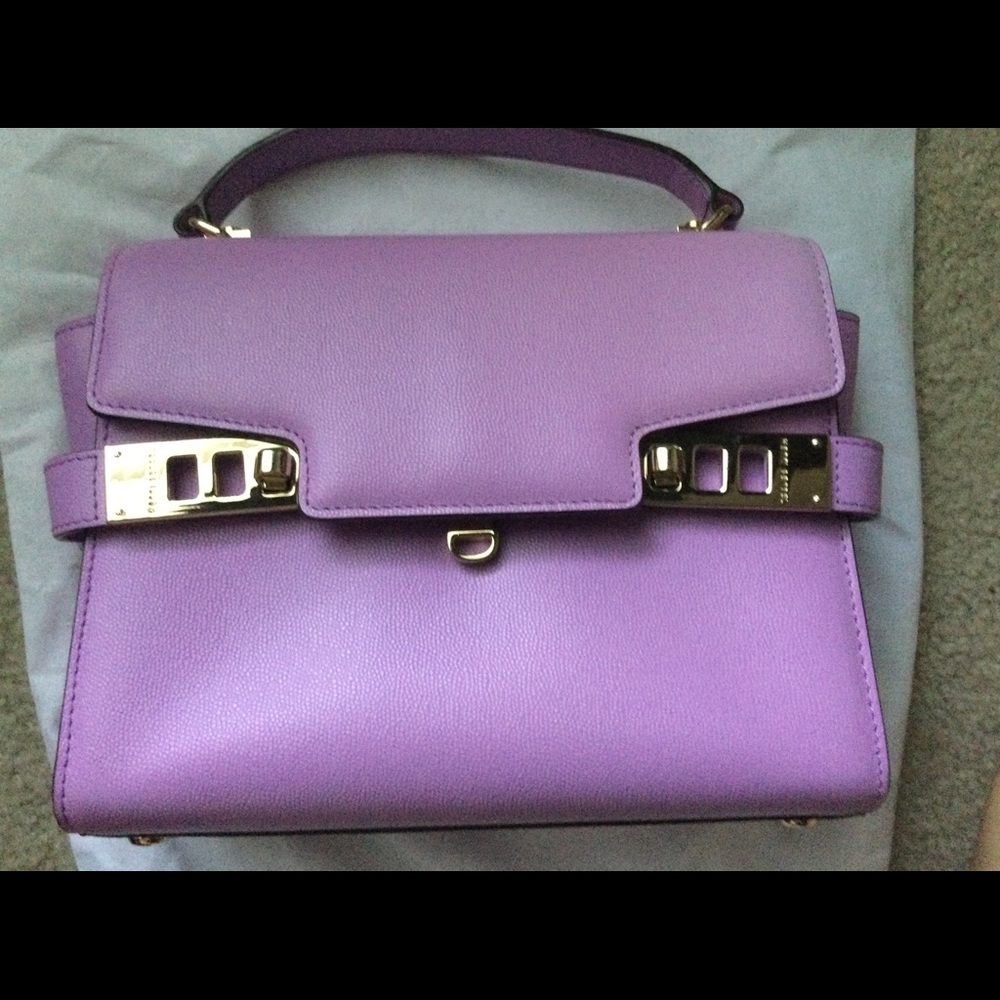 Henri Bendel uptown satchel lavender